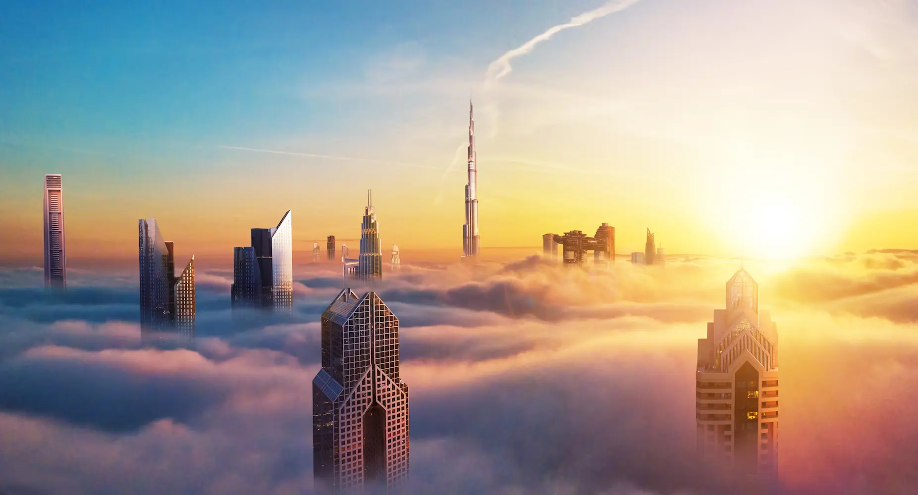 Dubai skyline with residential towers, a market open to Indian and NRI buyers