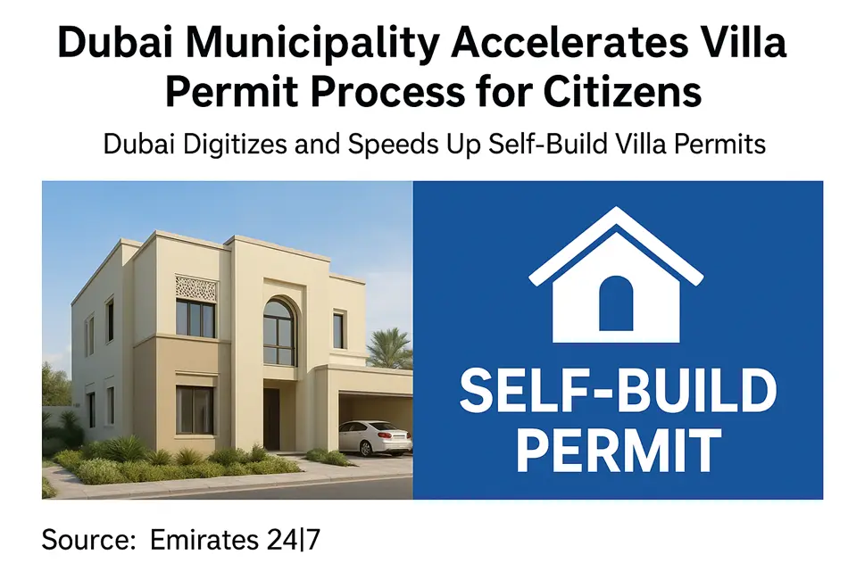 Dubai Municipality Accelerates Villa Permit Process for Citizens