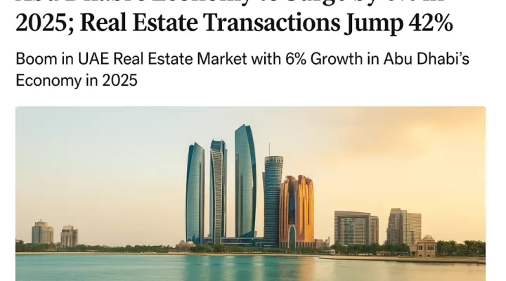 Significant Growth in Real Estate Transactions in Abu Dhabi