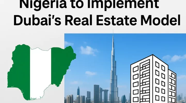 Nigeria follows Dubai's model