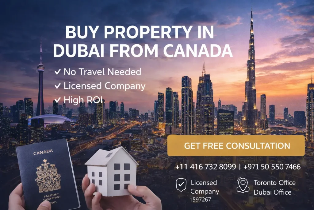 Buy Property in Dubai from Canada