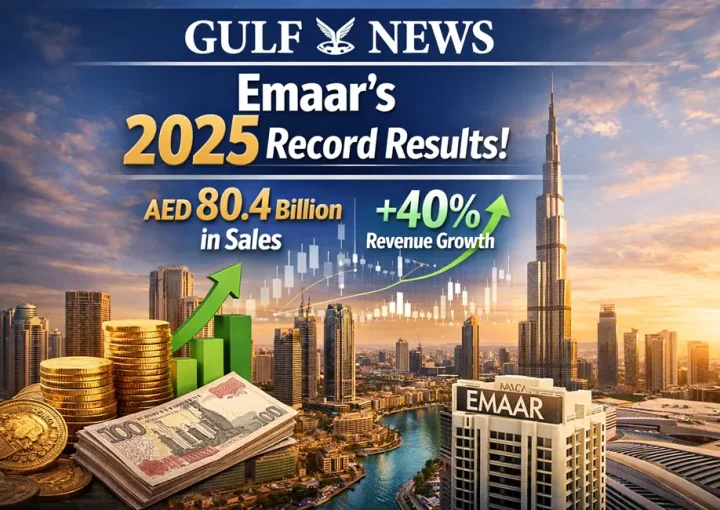 Gulf News Covers Emaar 2025 Record Results