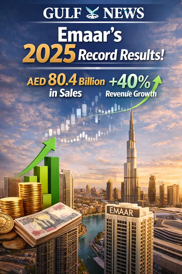 Gulf News Covers Emaar 2025 Record Results