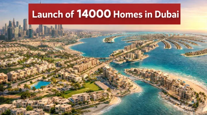 Launch of 14000 Homes in Dubai