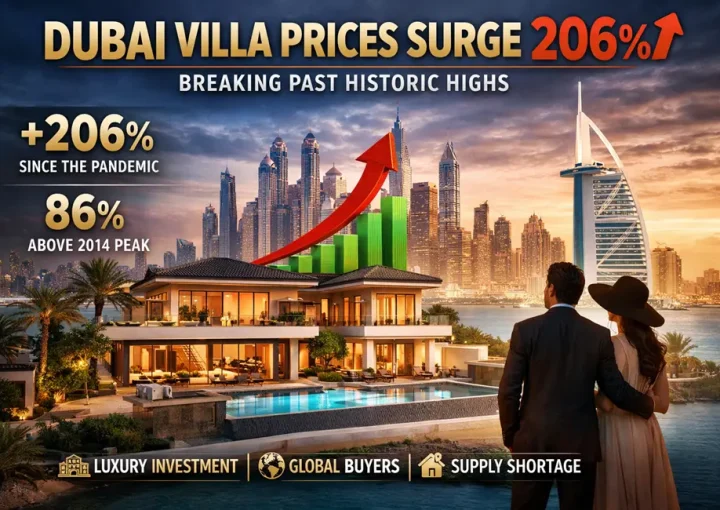 Sharp Rise in Dubai Villa Prices
