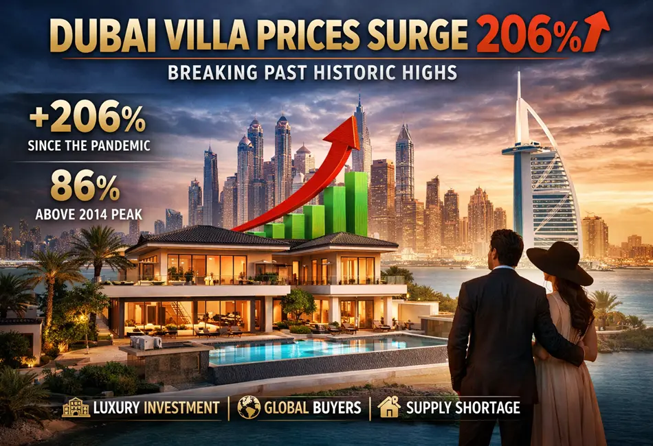 Sharp Rise in Dubai Villa Prices