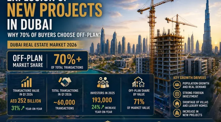 Explosion of New Projects in Dubai