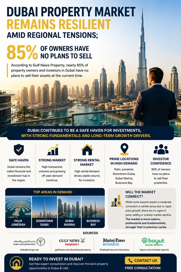 Dubai Property Market Remains Resilient Amid Regional Tensions