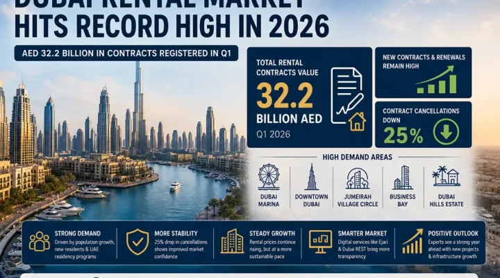 Dubai Rental Market Hits Record High in 2026