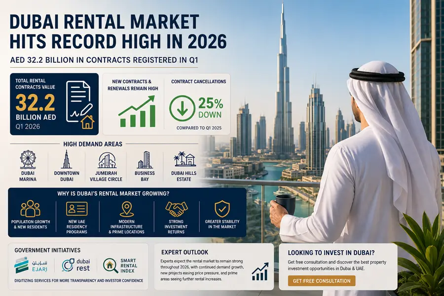 Dubai Rental Market Hits Record High in 2026