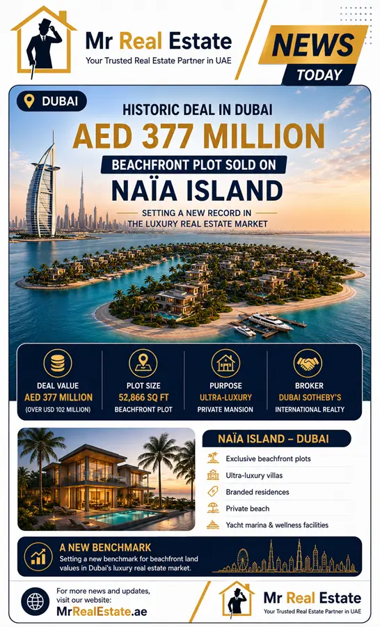 Historic AED 377 Million Deal in Dubai