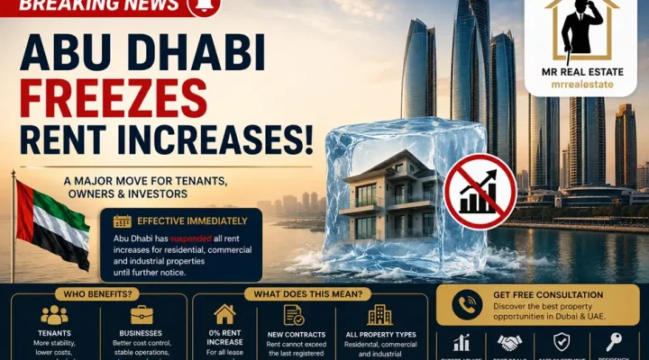 Abu Dhabi Freezes the Rental Market: A Major Message for Investors and Property Owners