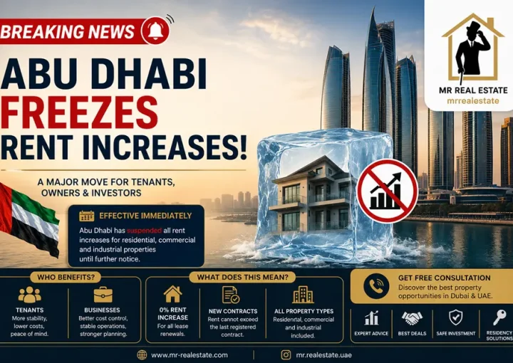 Abu Dhabi Freezes the Rental Market: A Major Message for Investors and Property Owners