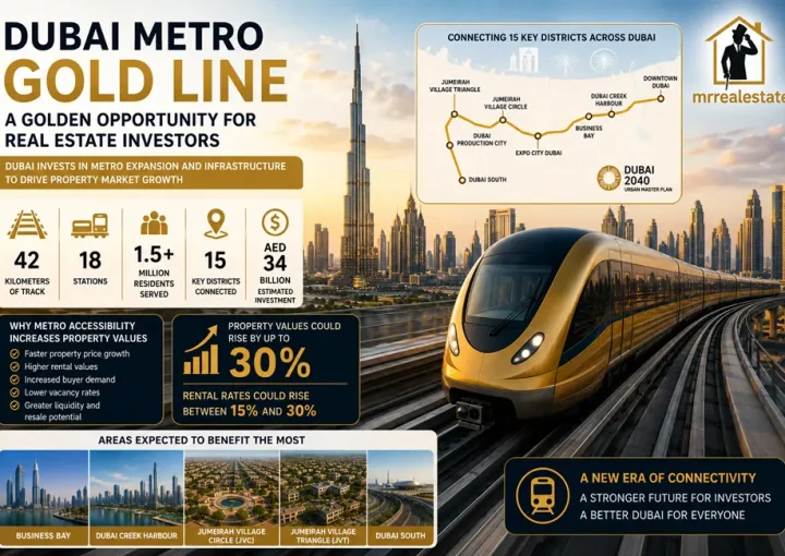 Dubai Metro Gold Line: A Golden Opportunity for Real Estate Investors