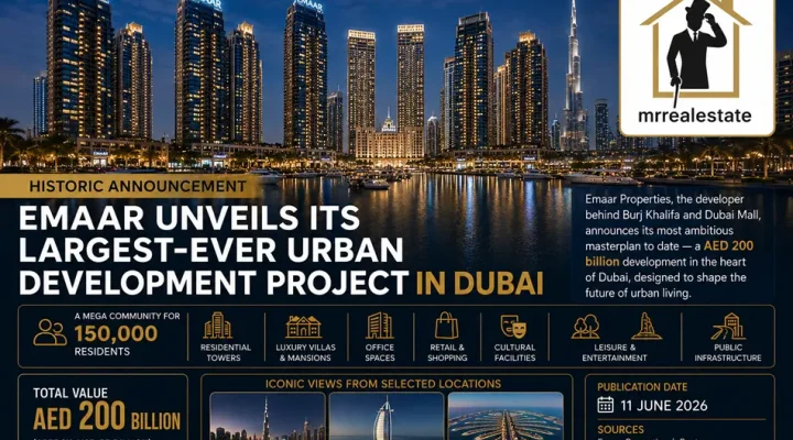 Emaar Unveils Its Largest Urban Development Project in Dubai Worth AED 200 Billion