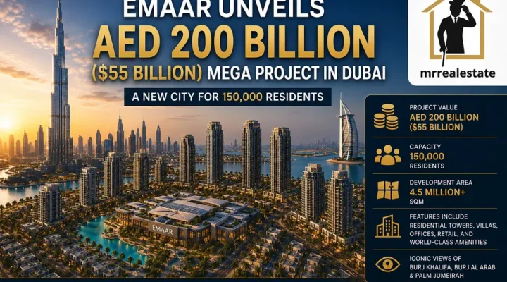 Emaar Unveils a AED 200 Billion ($55 Billion) Mega Project in Dubai