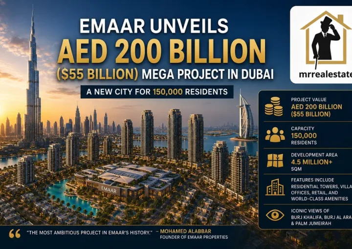 Emaar Unveils a AED 200 Billion ($55 Billion) Mega Project in Dubai