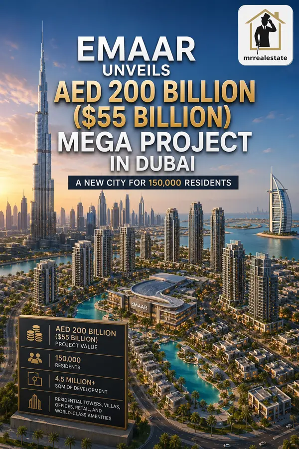 Emaar Unveils a AED 200 Billion ($55 Billion) Mega Project in Dubai