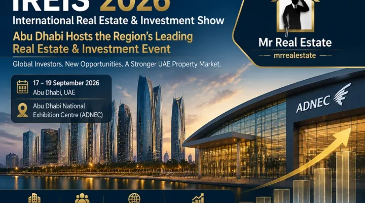 Abu Dhabi to Host Major Real Estate and Investment Show IREIS 2026