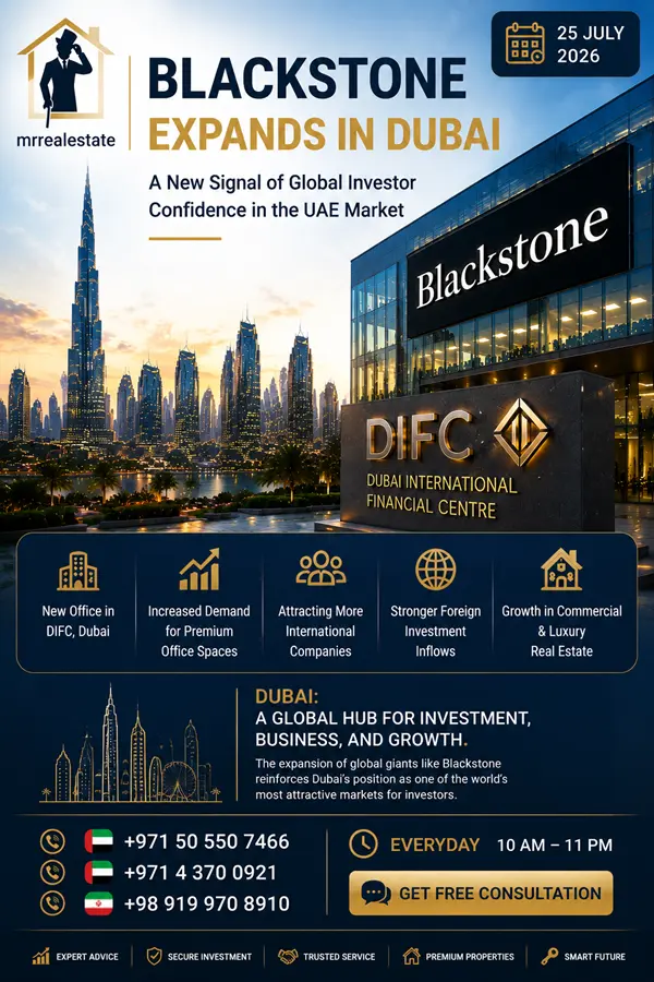 Expansion of Blackstone’s Presence in the Heart of the UAE Economy