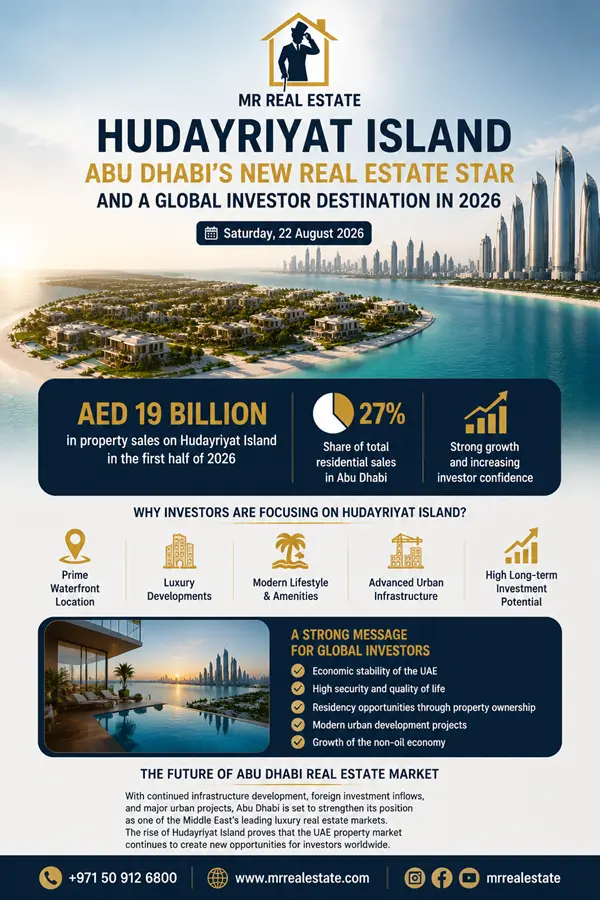 Abu Dhabi’s Hudayriyat Island Becomes a Rising Star in UAE Real Estate Market
