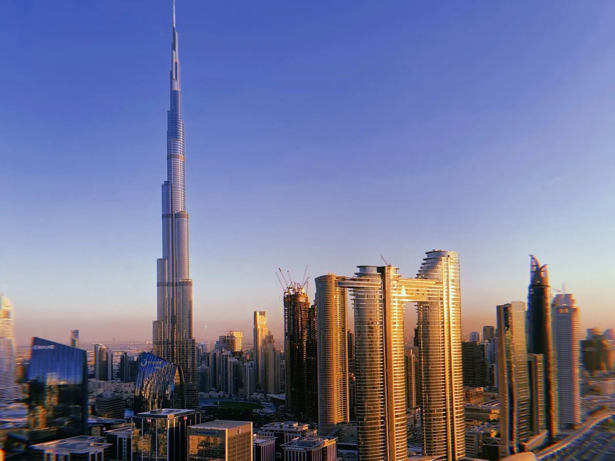 Dubai towers at sunrise, where Oqood Dubai off-plan contract registration applies